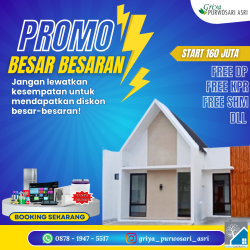 Rumah Harga Nett 160jt Pesan Bangun