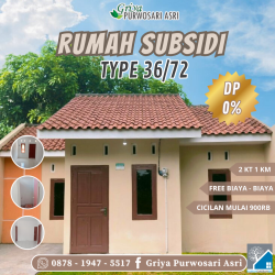 Rumah Type 36/72 Wonogiri Kota