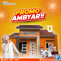 PROMO AMBYAR RUMAH DP 0%