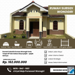 Hunian Subsidi Wonogiri Kota Murah