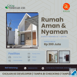 RUMAH MINIMALIS WONOGIRI TANPA BI CHECKING