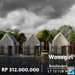 BELI RUMAH TANPA BI CHECKING AREA WONOGIRI KOTA