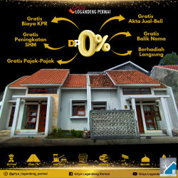 PERUMAHAN WONOSARI 083149592525 DEKAT DINAS PERTANIAN KAB GUNUNGKIDUL PROMO 1 JUTA TANPA DP