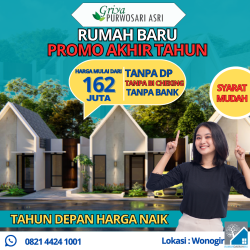 Jual rumah subsidi wonogiri promo